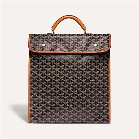 brown goyard backpack